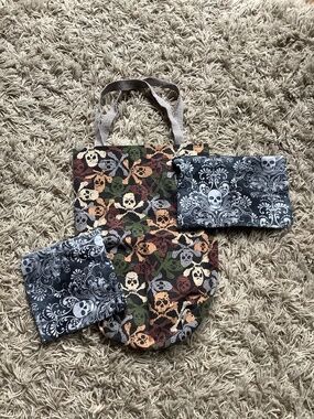 Three Skull bags